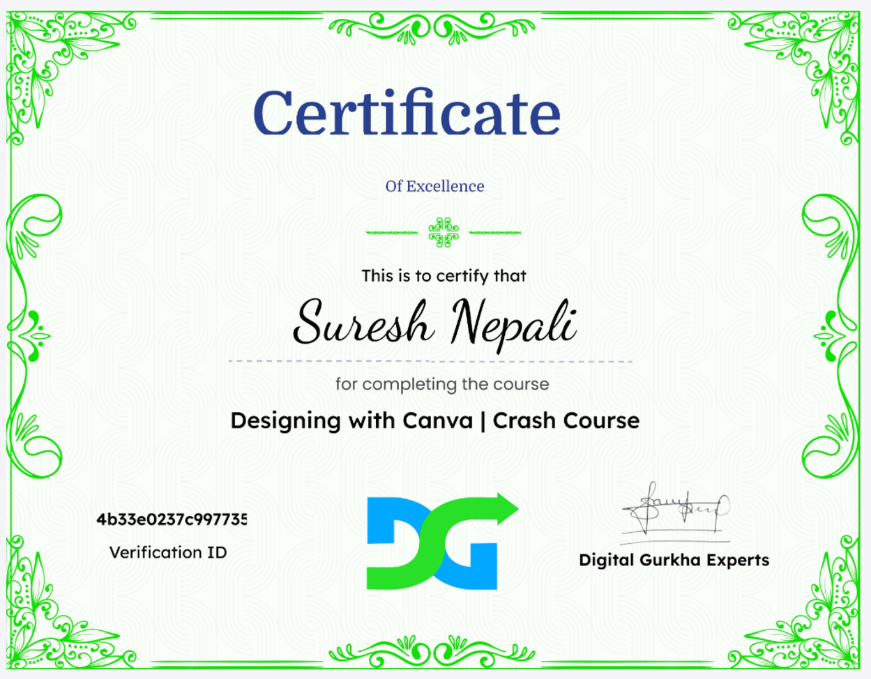 Certificate 15