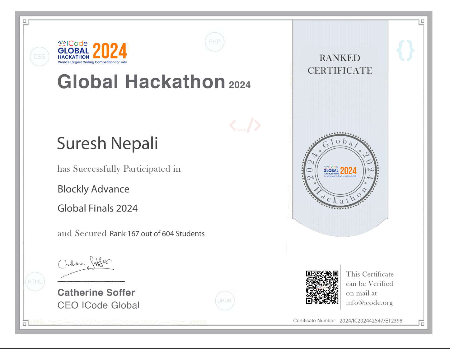 Certificate 8